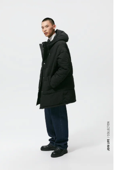 HOODED QUILTED JACKET