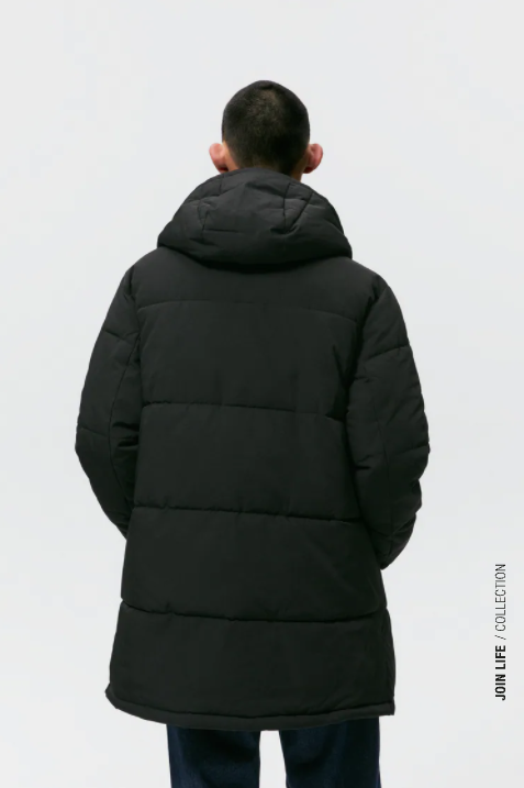 HOODED QUILTED JACKET