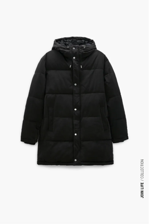 HOODED QUILTED JACKET