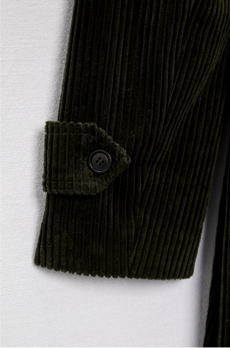 CORDUROY TRENCH COAT